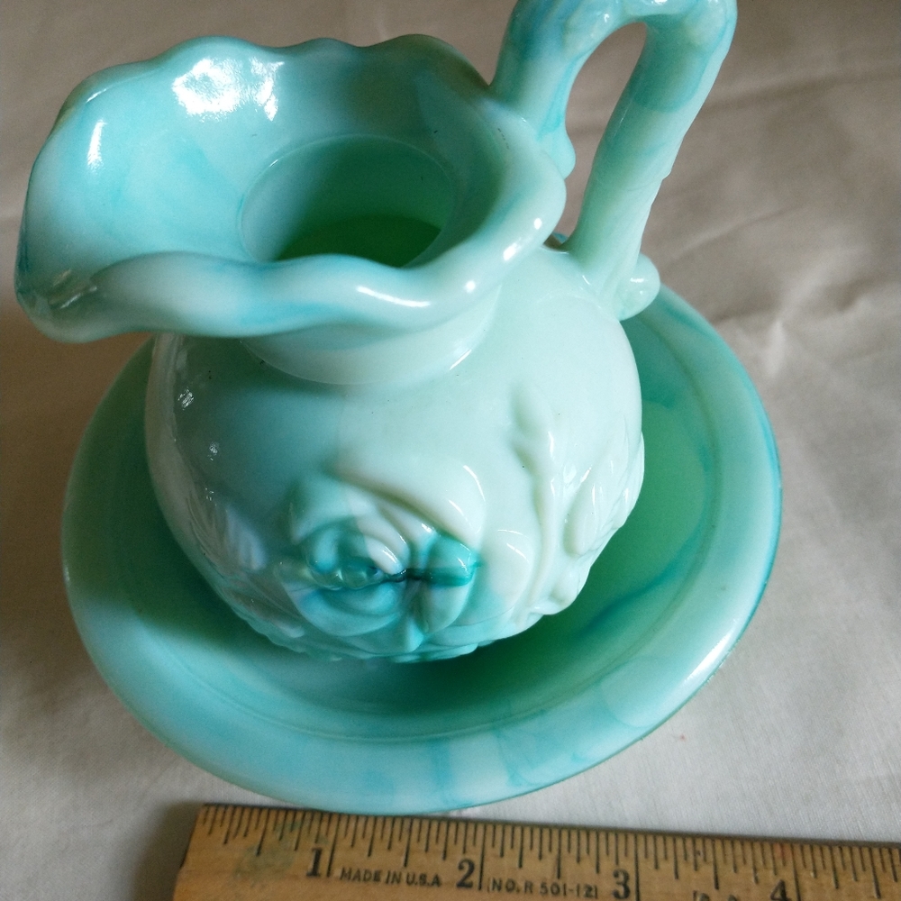 Vintage Avon mini pitcher and bowl